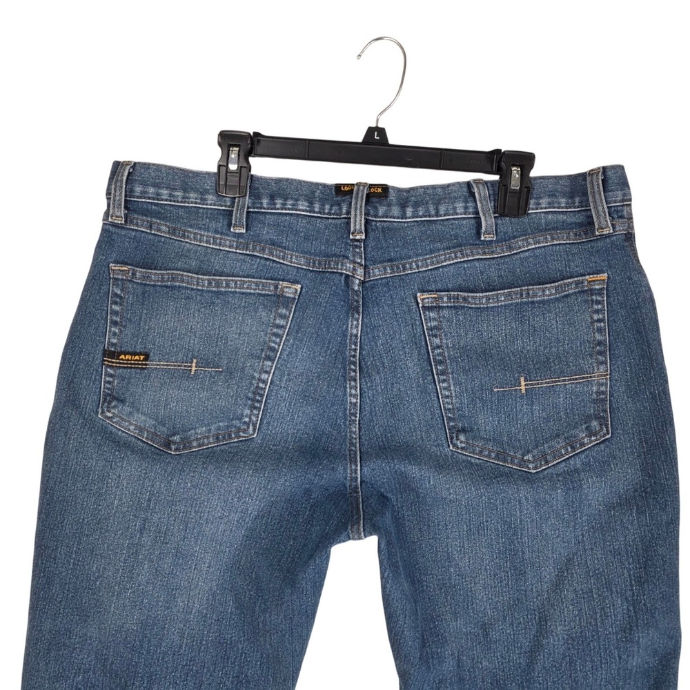 Ariat Blue Jean M4 Rebar Relaxed Bootcut Men 38x30(29) Stretch Denim 10016221 - Picture 10 of 16